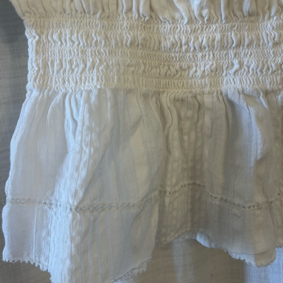 Sunday Best White Smocked Blouse - Picture 4 of 4